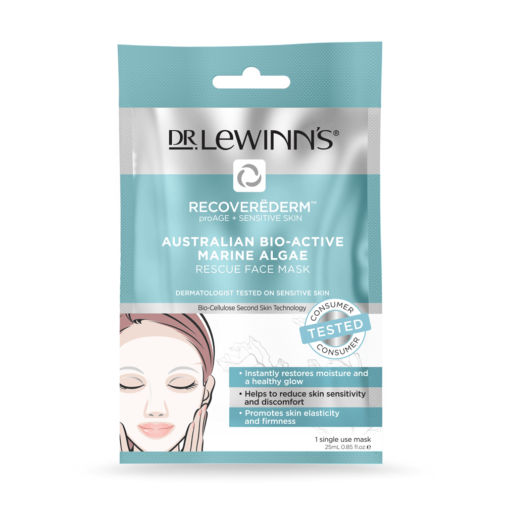 Dr. Lewinn's Rec Australian Bio-Active Marine Algae Rescue Face Mask,Masks,OCARE NZ