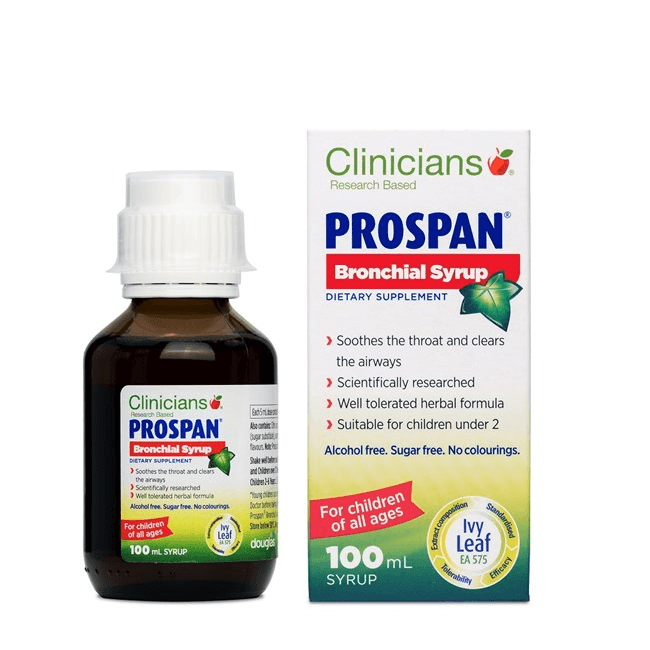 Clinicians Prospan Bronchial Syrup 100ml, General, OCARE NZ