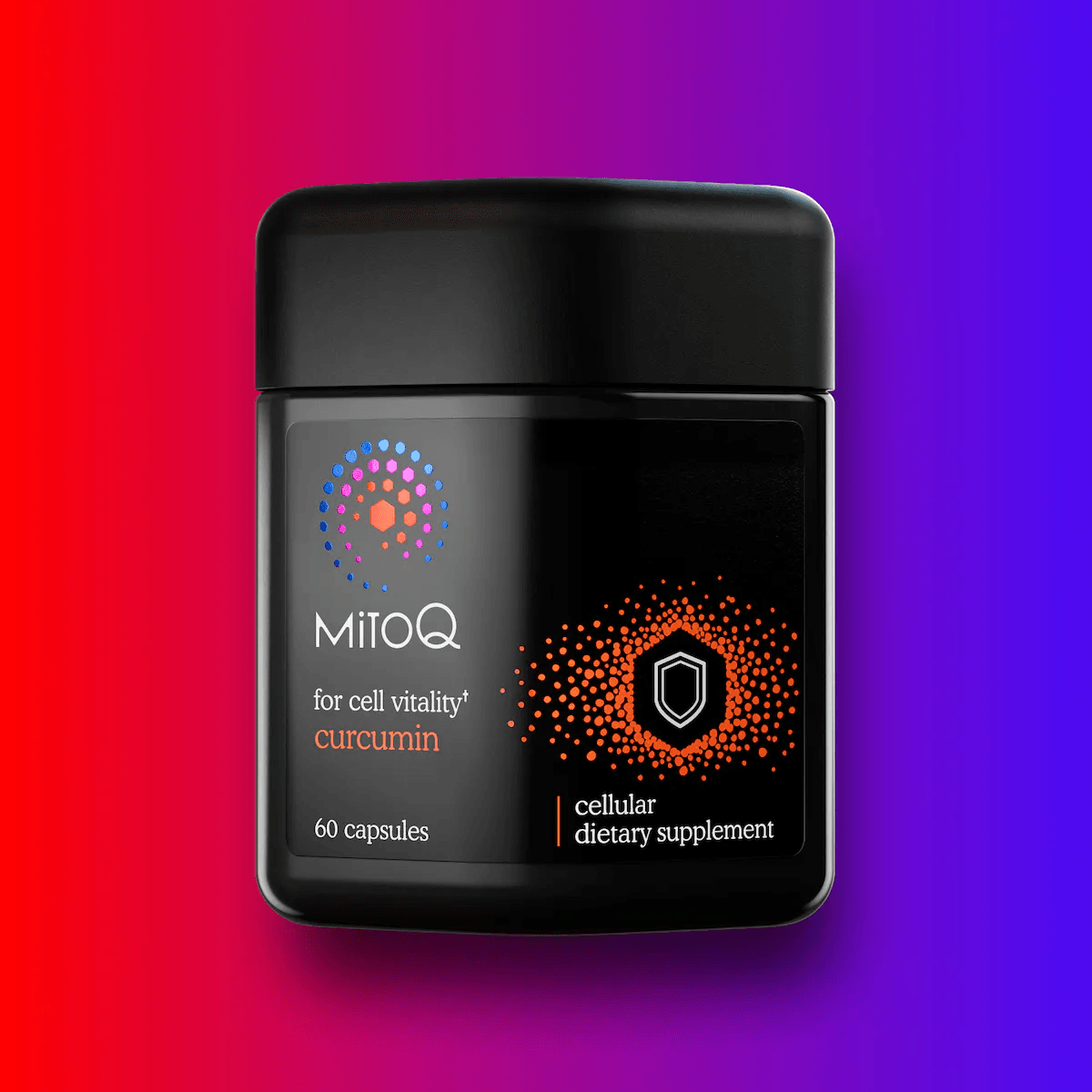 MitoQ Curcumin 60 Vege Capsules, Turmeric