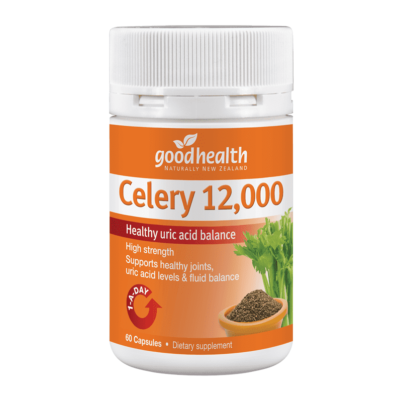 Good Health Celery 12,000mg 60 Capsules, Celery, OCARE NZ
