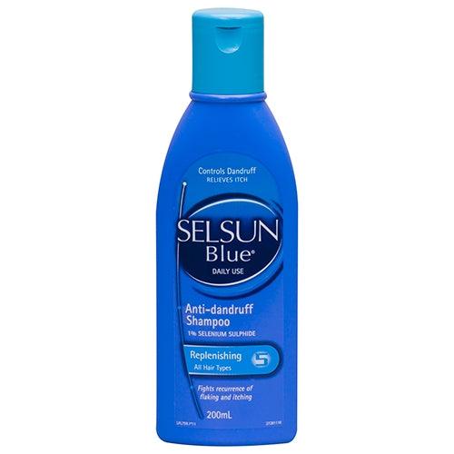 Selsun Blue Replenishing Anti-Dandruff Shampoo 200ml, Hair Shampoo