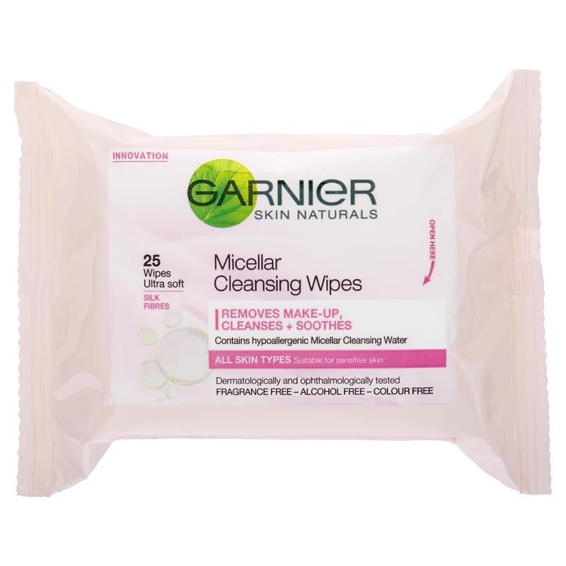 Garnier Micellar Cleansing 25 Wipes,General,OCARE NZ