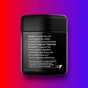 MitoQ Curcumin 60 Vege Capsules, Turmeric