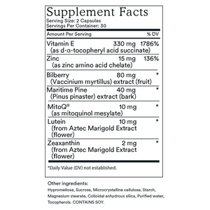 MitoQ Eye 60 Softgel Capsules, General