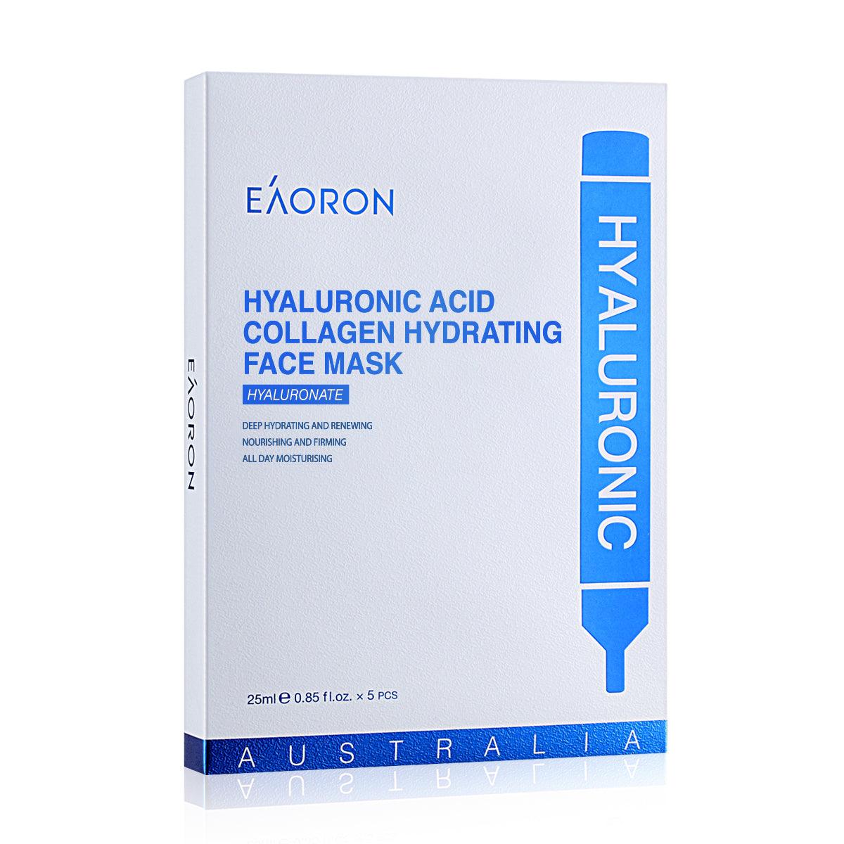 Eaoron Hyaluronic Acid Glutathione Essence Face Mask 25ml*5pcs,Masks,OCARE NZ