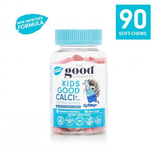 The Good Vitamin CO. Kids Good Calci + Vita-D 90 Soft-Chews, Calcium, OCARE NZ