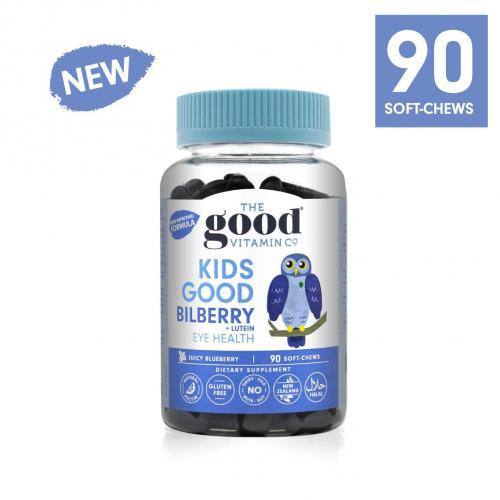 The Good Vitamin CO. Kids Good Bilberry + Lutein 90 Soft-Chews, Lutein, OCARE NZ