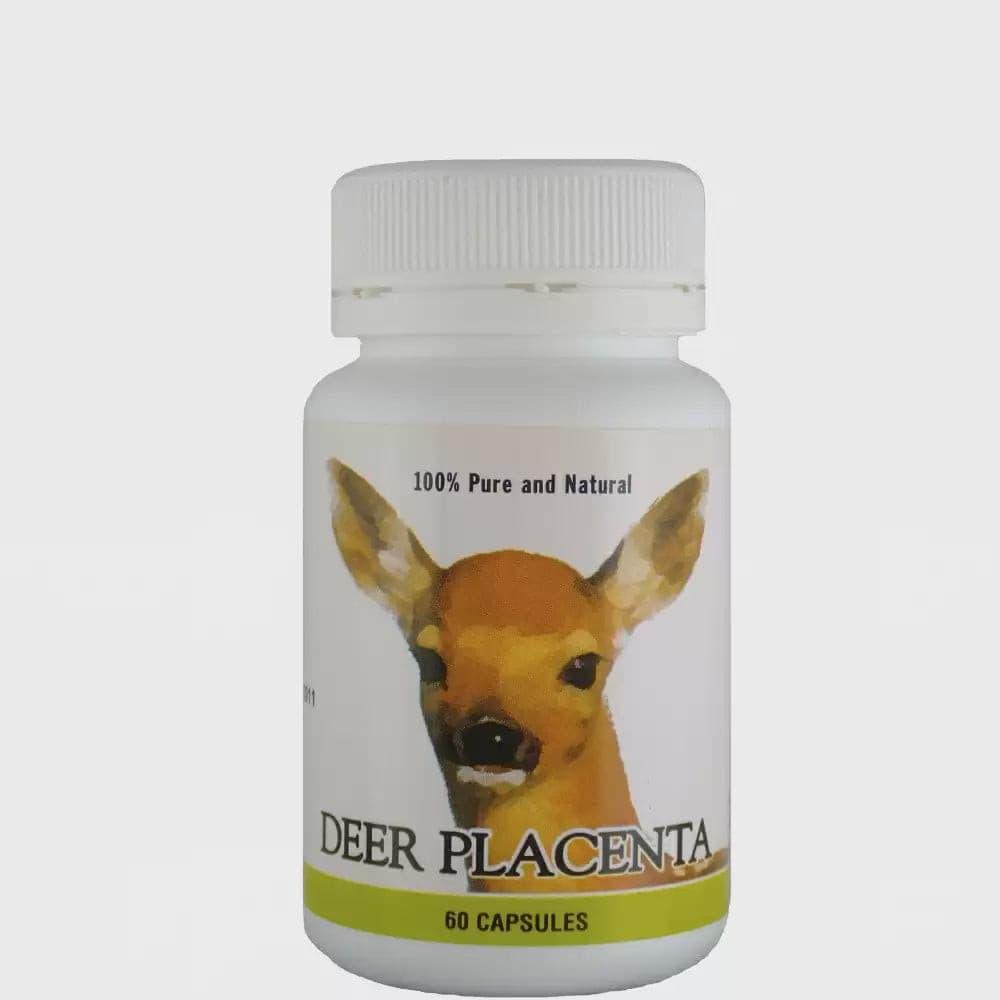 Kiwi Natural Health Deer Placenta 2000 mg EQV 60 Capsules, Deer Placenta