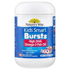 Nature's Way Kids Smart Omega-3 Fish Oil Burstlet Trio, Fish Oil