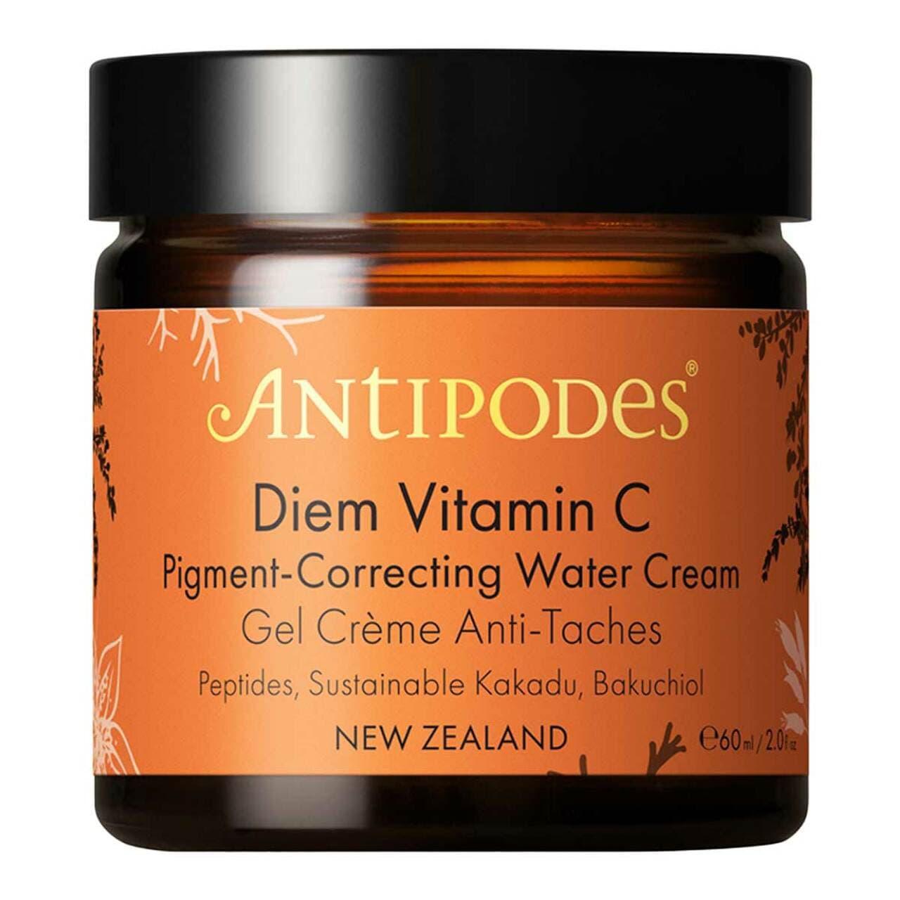 Antipodes Diem Vitamin C Pigment-Correcting Water Cream 60ml, Day Creams, OCARE NZ
