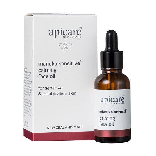 Apicare Manuka Natural Face Oil 30ml - Calming, Face Oils, OCARE NZ