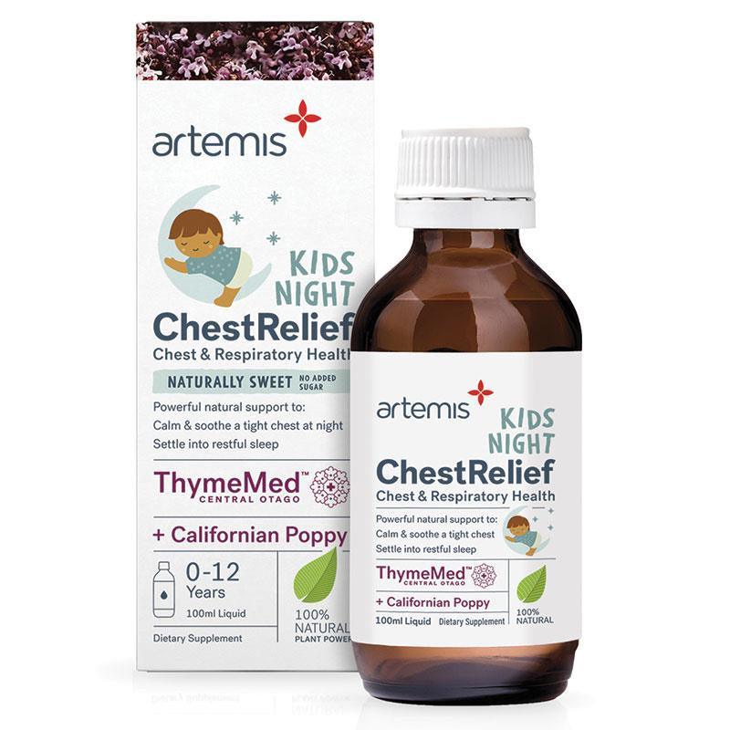 Artemis Kids Night Chest Relief, Mixed Herbs, OCARE NZ