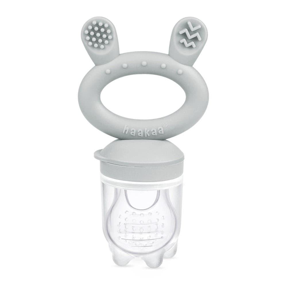 Haakaa Fresh Food Feeder & Cover Set - Slate Grey, OCARE NZ