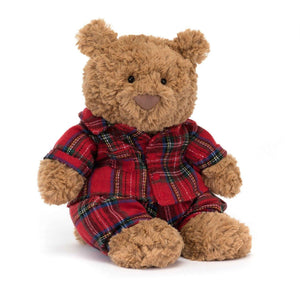 Jellycat Bartholomew Bear Bedtime Medium - H26 X W12 CM Plush Toys OCARE NZ