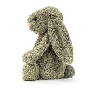 Jellycat Bashful Fern Bunny Medium - H31 X W12 CM, Plush Toys, OCARE NZ
