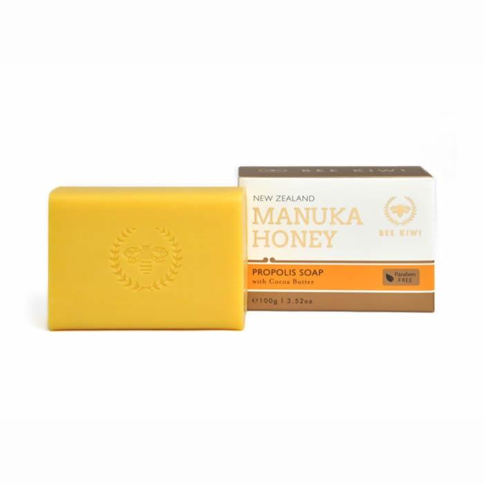 Bee Kiwi New Zealand Manuka Honey Propolis Soap 100g, Soap Bars, OCARE NZ