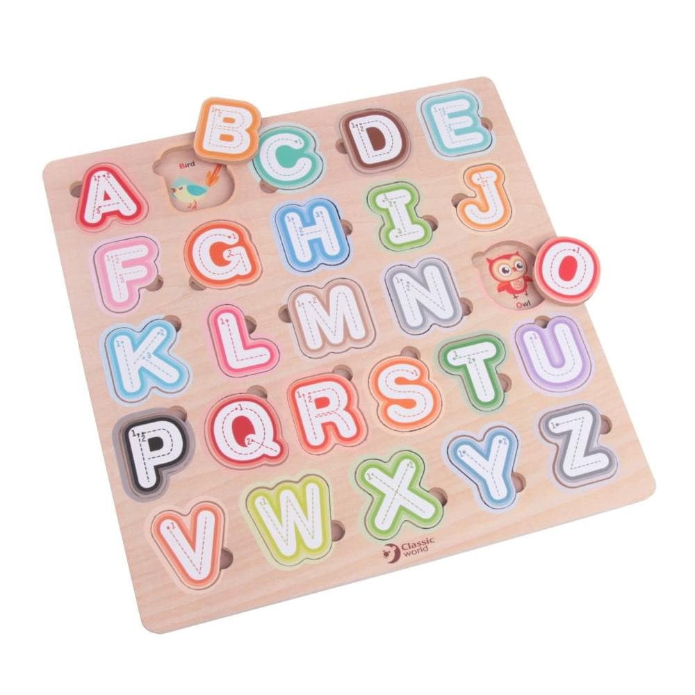 Classic World Alphabet Puzzle.