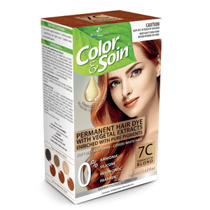 Color & Soin Permanent Hair Dye 7C - Terracotta Blond.