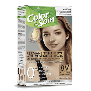Color & Soin Permanent Hair Dye 8V - Blond Veneziano.