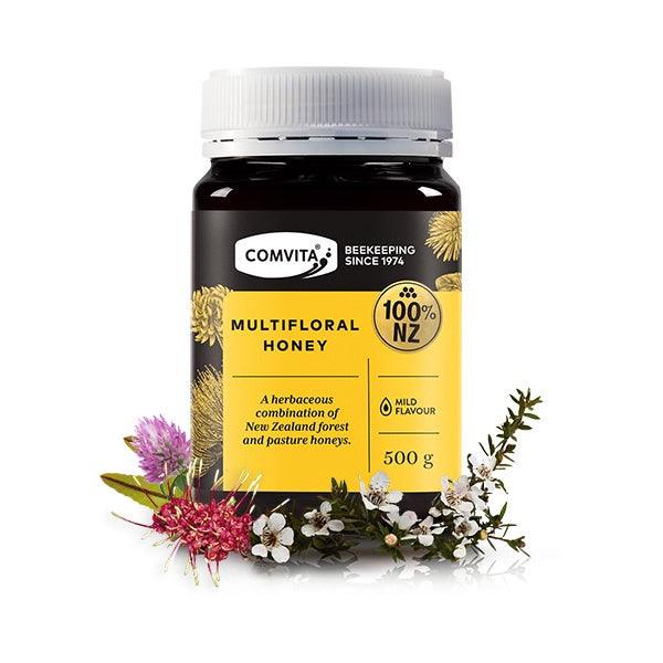 Comvita Multifloral Honey 500g, Honey, OCARE NZ