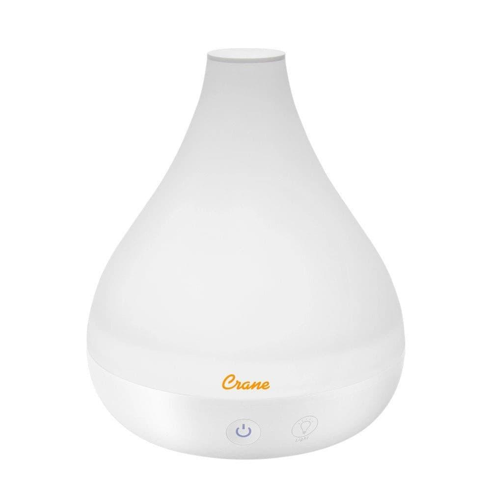Crane Cool Mist Humidifier + Aroma Diffuser - White.