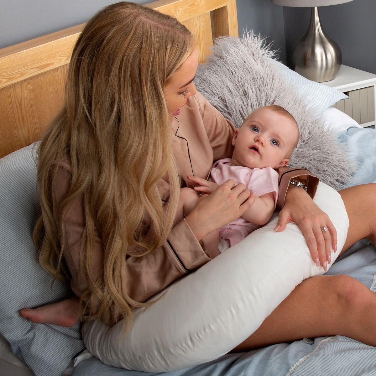 Cuddle Co Organic Cotton Feeding & Infant Support Pillow - White, Feeding&Accessories, OCARE NZ