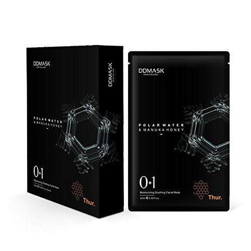 DDMask Thur. '0+1' Polar Water & Manuka Honey Moisturizing Soothing Face Mask 25ml×7 Pieces,Masks,OCARE NZ