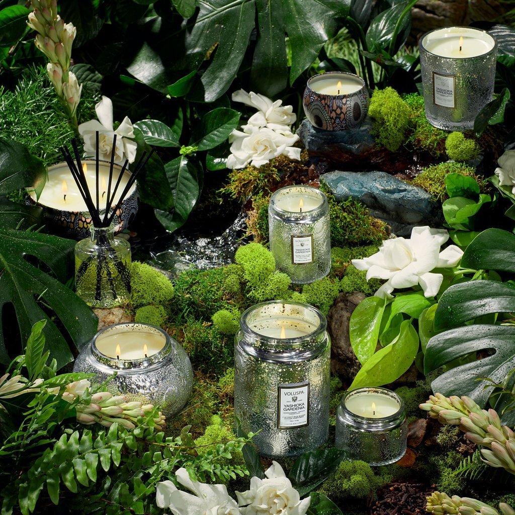 VOLUSPA Yashioka Gardenia Petite Jar Candle.