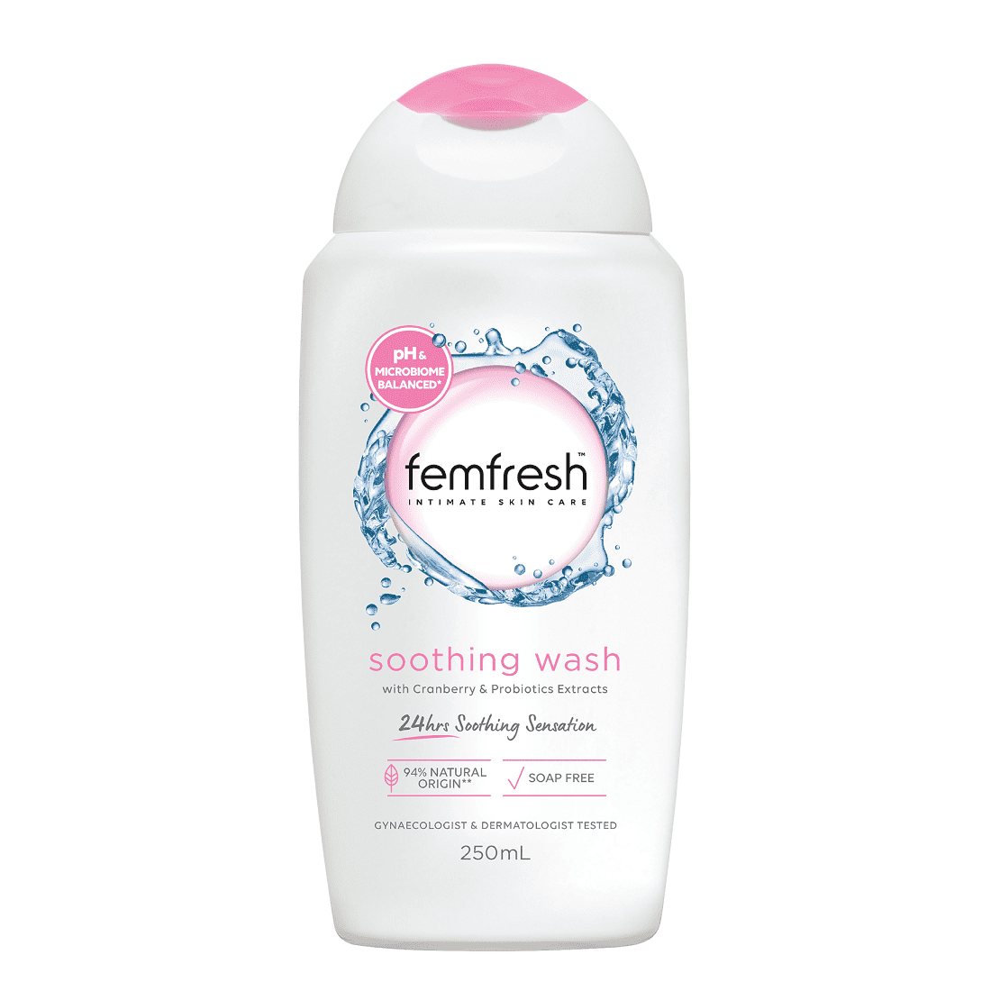 Femfresh Soothing Wash 250ml,Intimate Wash,OCARE NZ