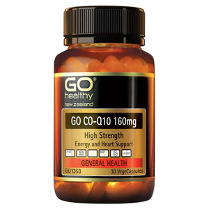 GO Healthy Go Co-Q10 160mg,CoenzymeQ10,OCARE NZ