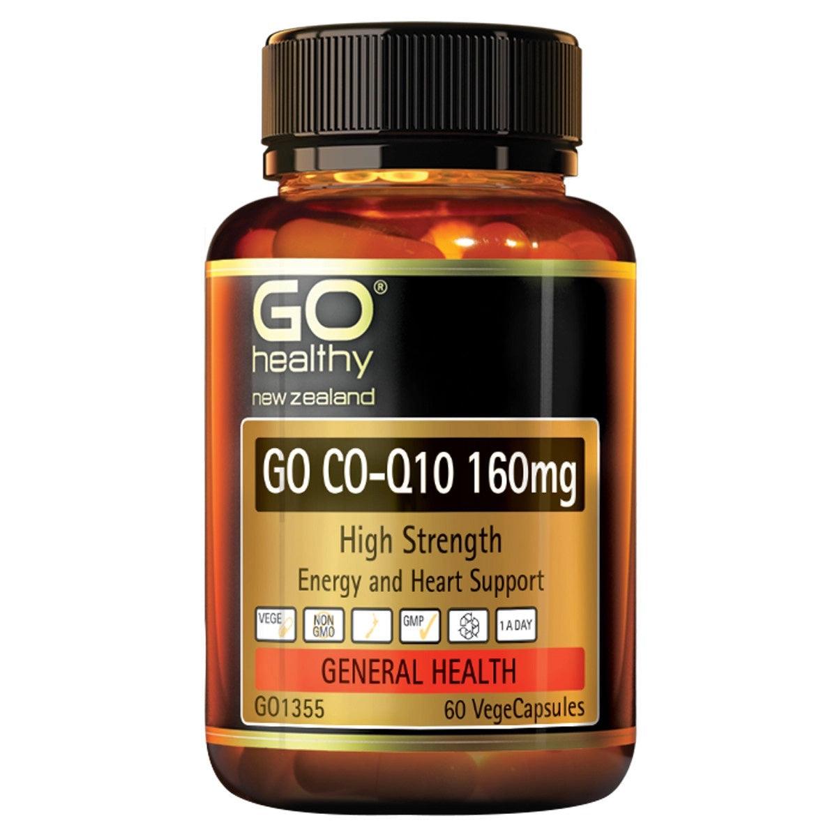 GO Healthy Go Co-Q10 160mg,CoenzymeQ10,OCARE NZ