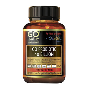 GO Healthy Go Probiotic 40 Billion,Probiotics,OCARE NZ