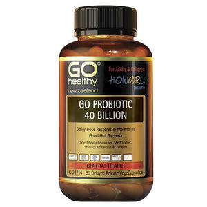 GO Healthy Go Probiotic 40 Billion,Probiotics,OCARE NZ