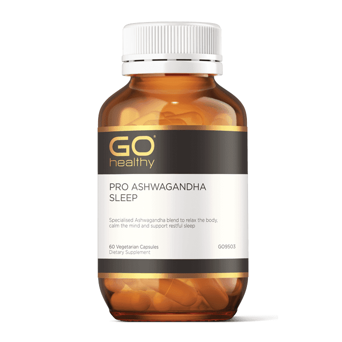 GO Healthy Pro Ashwagandha Stress 60 Vege Capsules,Ashwagandha,OCARE NZ