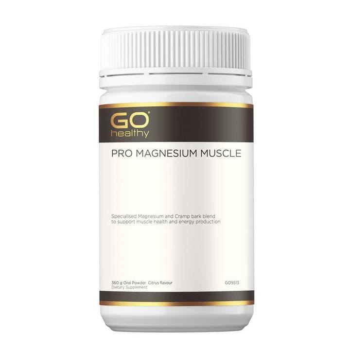 GO Healthy Pro Magnesium Muscle Powder 360g,Magnesium,OCARE NZ