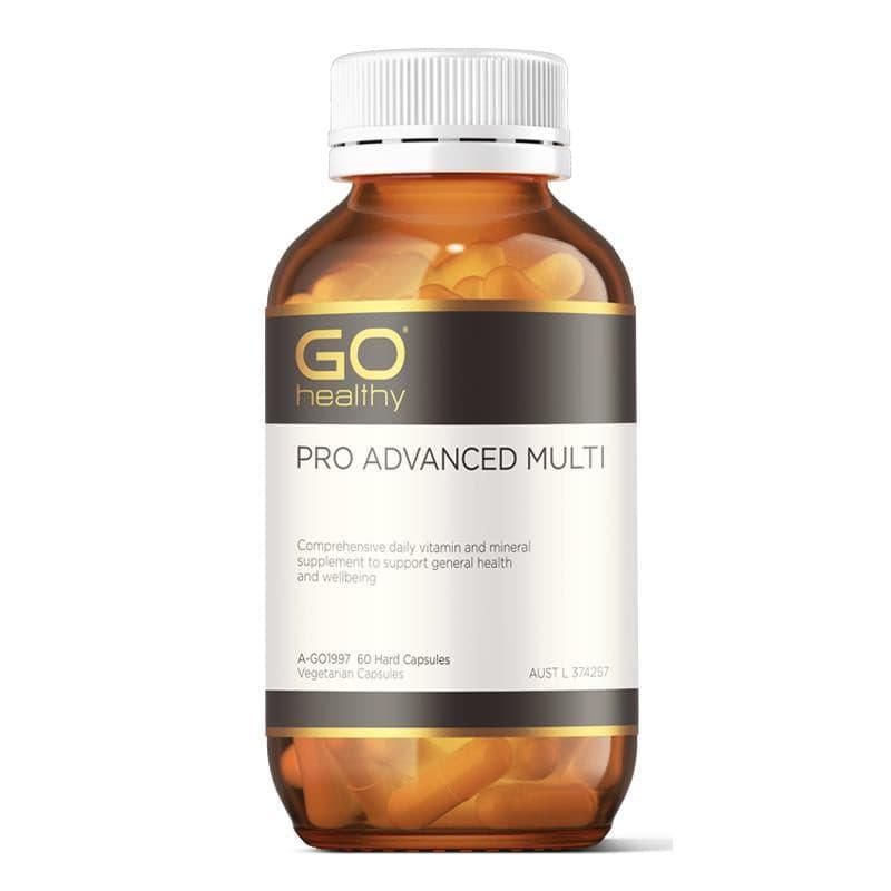 GO Healthy Pro Advanced Multi 60 Vege Capsules,Multivitamins,OCARE NZ