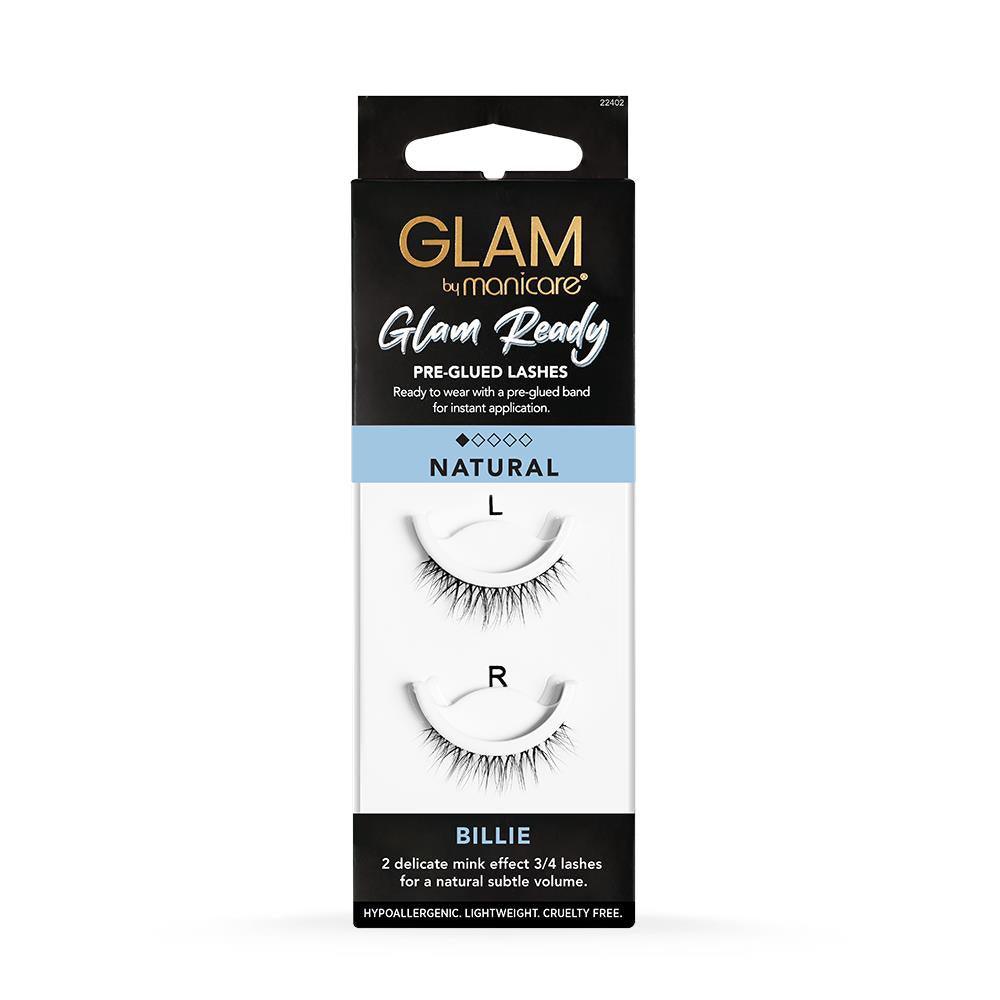 Glam by Manicare Ready Pre-Glued Lashes, General