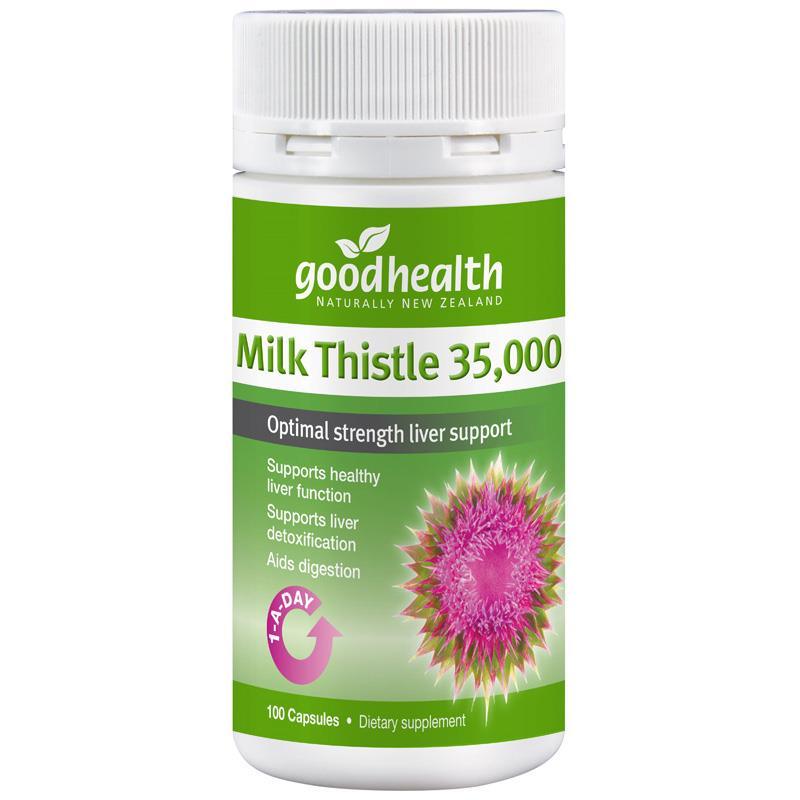 Good Health Milk Thistle 35000mg 100 Capsules.