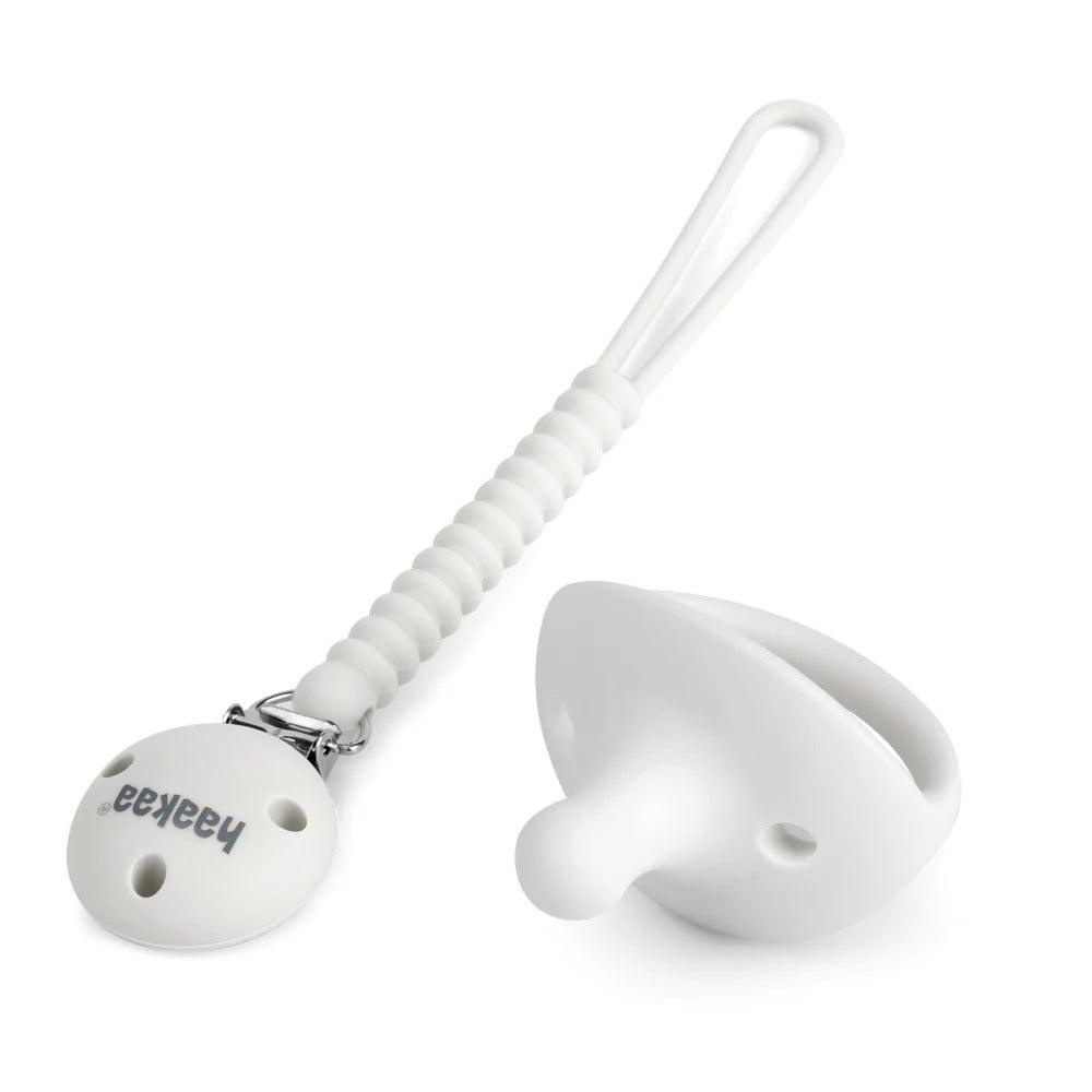 Haakaa Silicone Flexi-Dummy and Round Holder Set, General,Haakaa