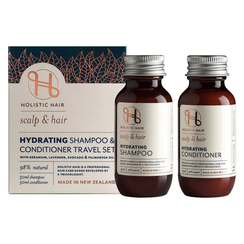 Holistic Hair Hydrating Travel Set - Hydrating Shampoo 50mlx1 + Hydrating Conditioner 50mlx1, Hair Shampoo