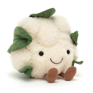 Jellycat Amuseable Cauliflower One Size - H20 X W16 CM, Plush Toys, OCARE NZ