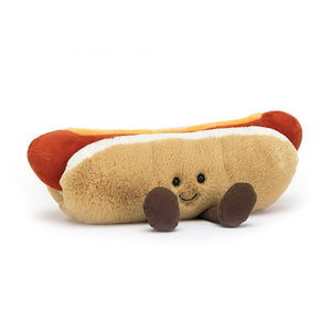 Jellycat Amuseable Hot Dog One Size - H11 X W25 CM Plush Toys OCARE NZ
