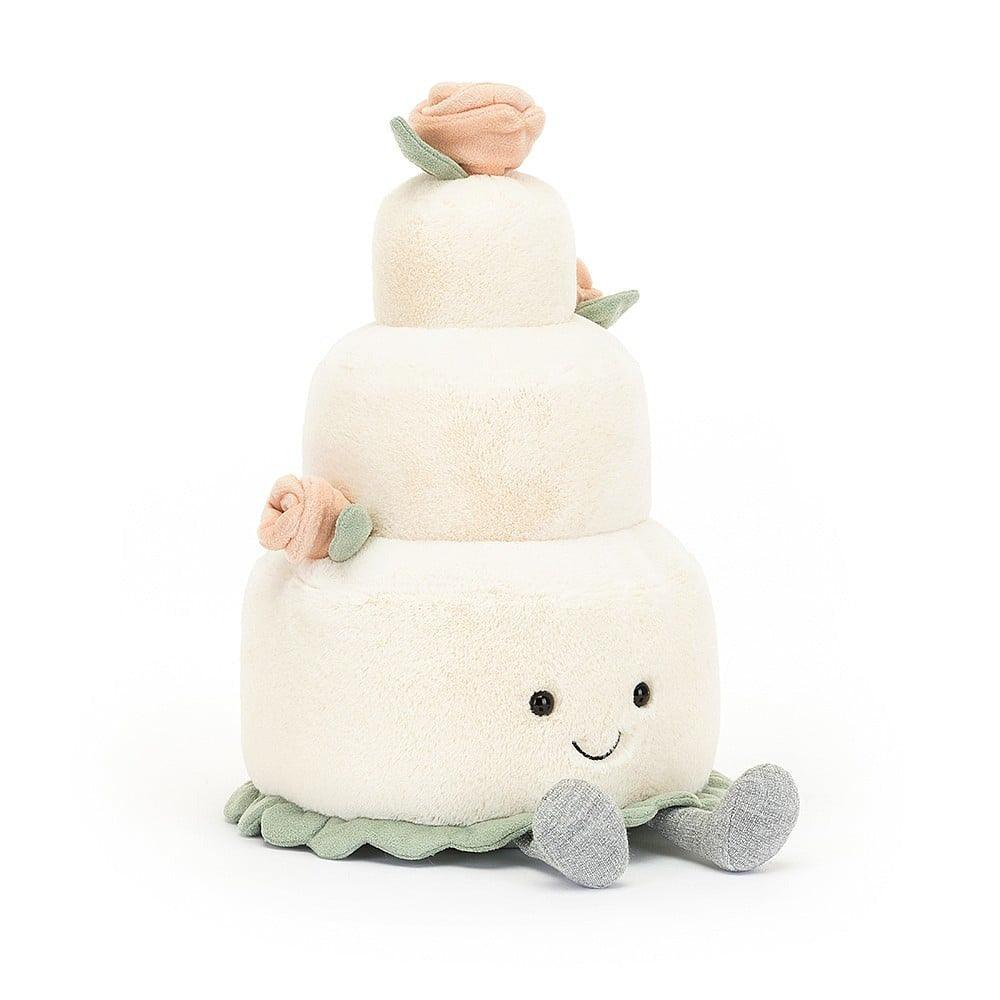 Jellycat Amuseable Wedding Cake One Size - H28 X W19 CM Plush Toys OCARE NZ