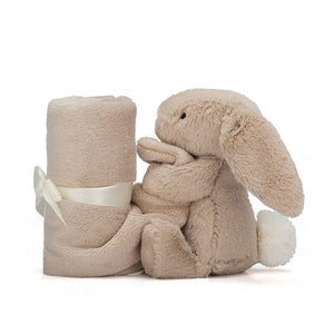 Jellycat Bashful Beige Bunny Soother One Size - H34 CM, Plush Toys, OCARE NZ
