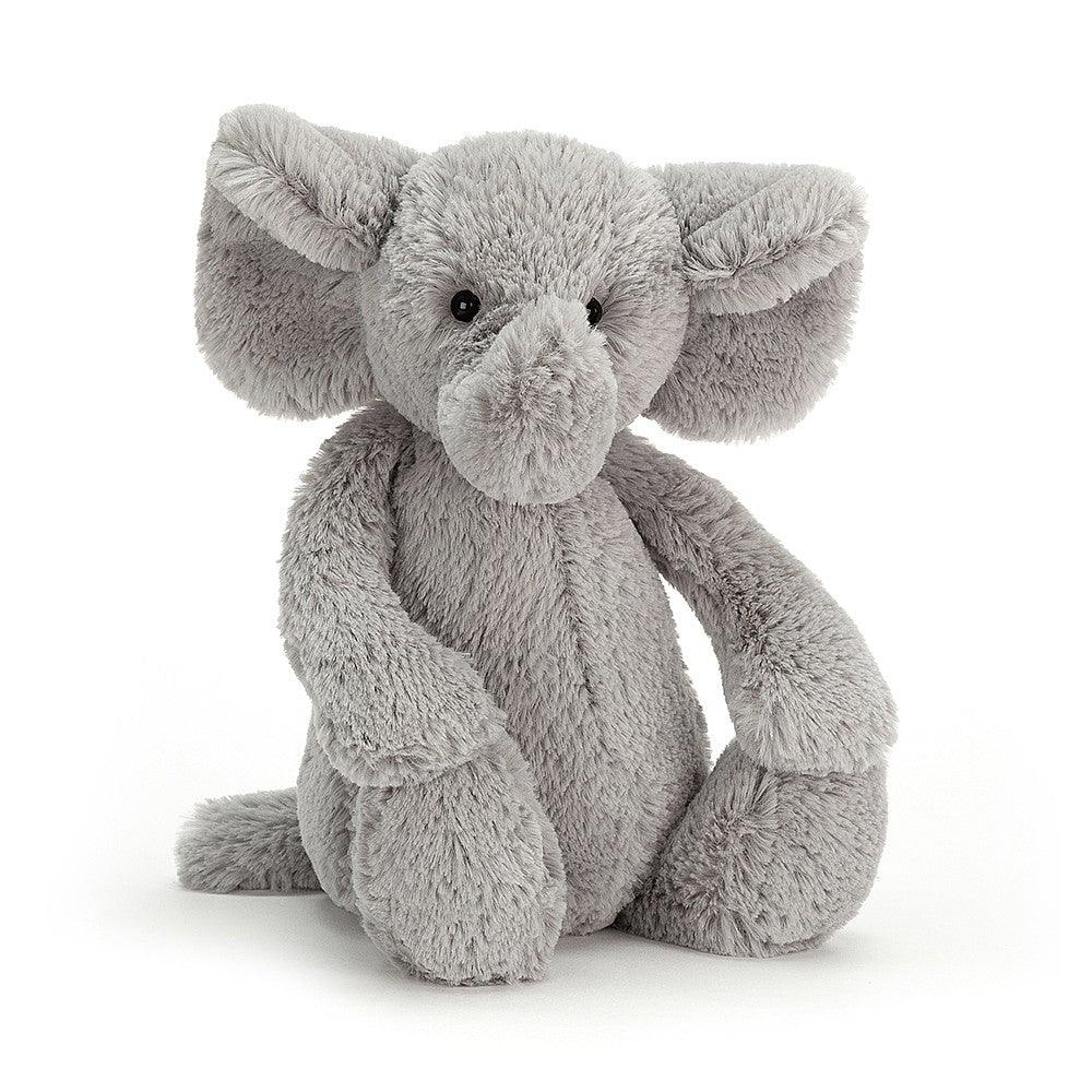 Jellycat Bashful Elephant Medium - H31 X W12 CM, Plush Toys, OCARE NZ