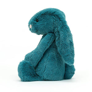 Jellycat Bashful Mineral Blue Bunny Medium - H31 X W12 CM, Plush Toys, OCARE NZ