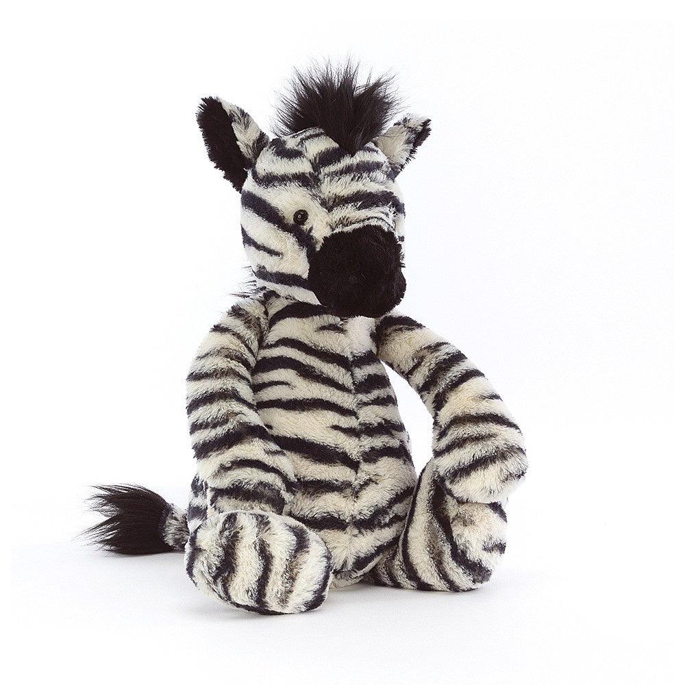 Jellycat Bashful Zebra Medium - H31 X W12 CM, Plush Toys, OCARE NZ