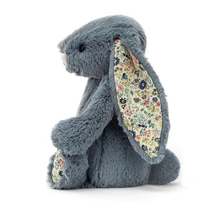 Jellycat Blossom Dusky Blue Bunny Small - H18 X W9 CM.
