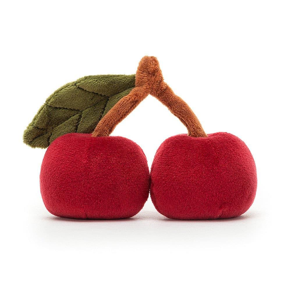 Jellycat Fabulous Fruit Cherry One Size - H9 X W10 CM, Plush Toys, OCARE NZ