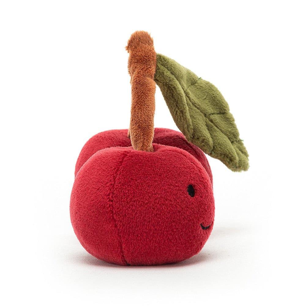 Jellycat Fabulous Fruit Cherry One Size - H9 X W10 CM, Plush Toys, OCARE NZ